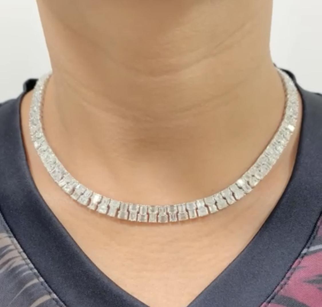 Emilio Jewelry 37.00 Carat Diamond Necklace