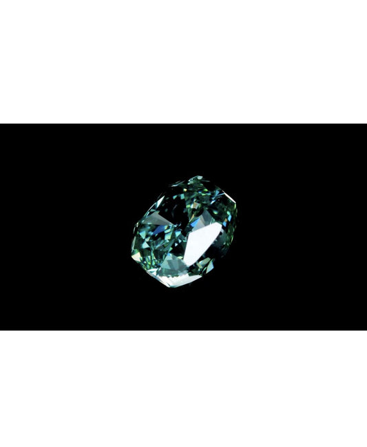 Emilio Jewelry GIA Certified 1.00 Carat Vivid Pure Green Diamond