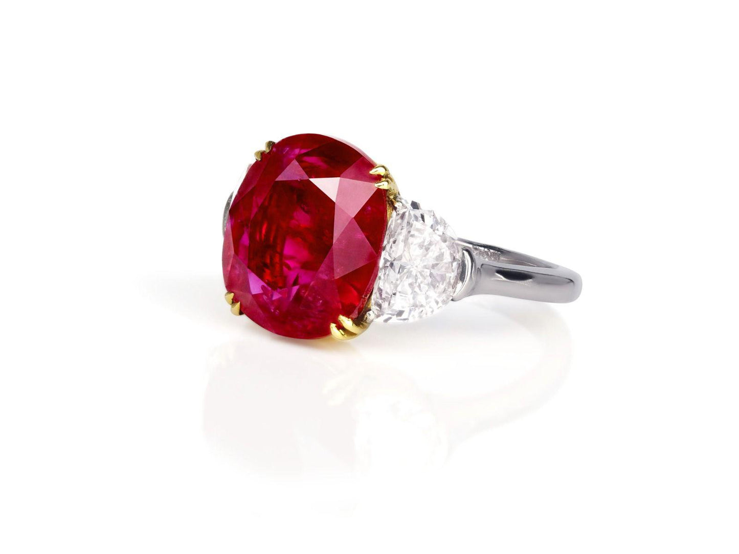 Emilio Jewelry Grs Certified 7.50 Carat Burma No Heat Pigeons Blood Ruby Ring