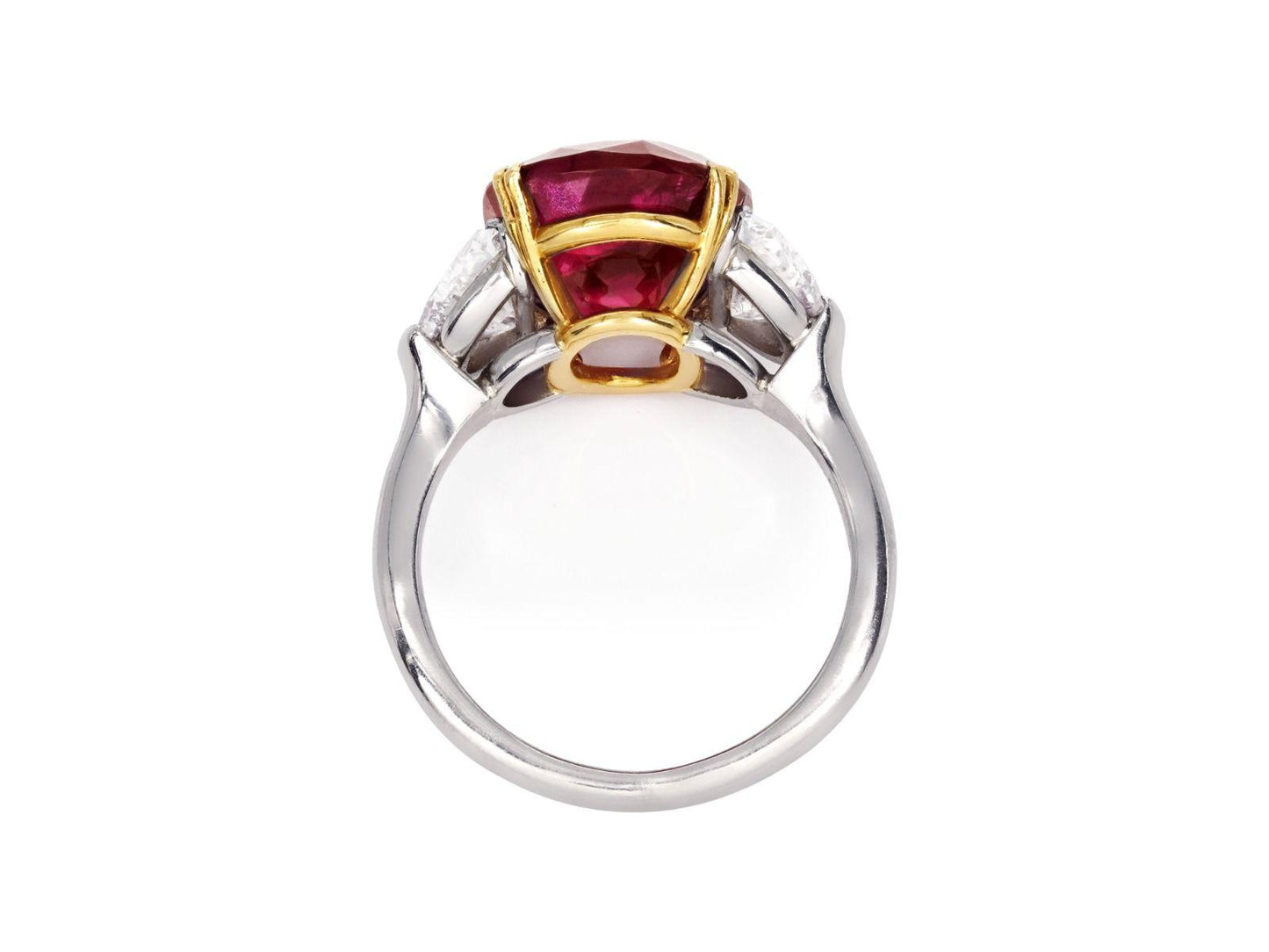 Emilio Jewelry Grs Certified 7.50 Carat Burma No Heat Pigeons Blood Ruby Ring