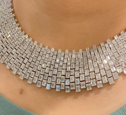 Emilio Jewelry 112.00 Carat Diamond Necklace