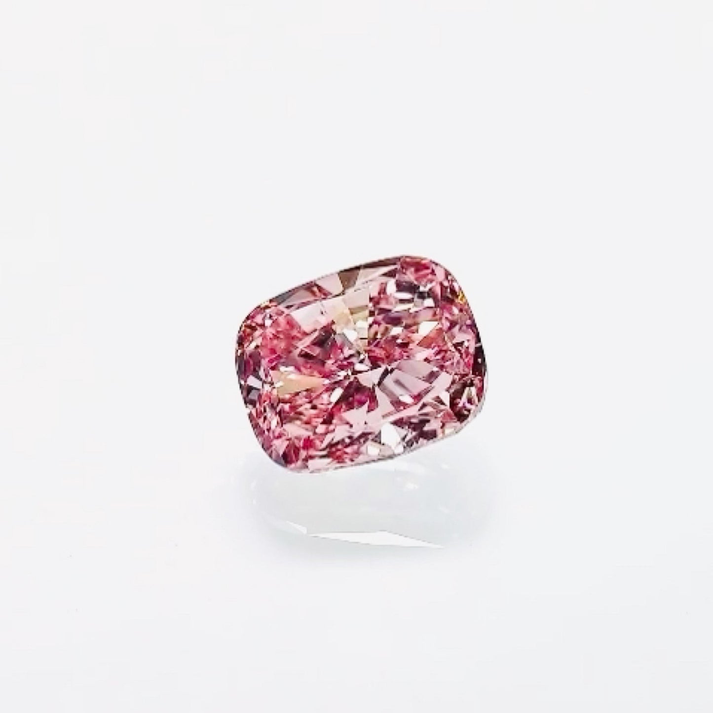 Emilio Jewelry 2.00 Carat Fancy Intense Pink Diamond