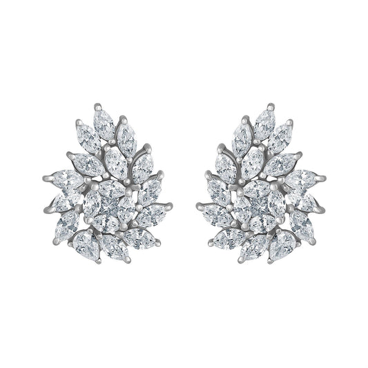 Emilio Jewelry 2.32 Carat Diamond Earrings