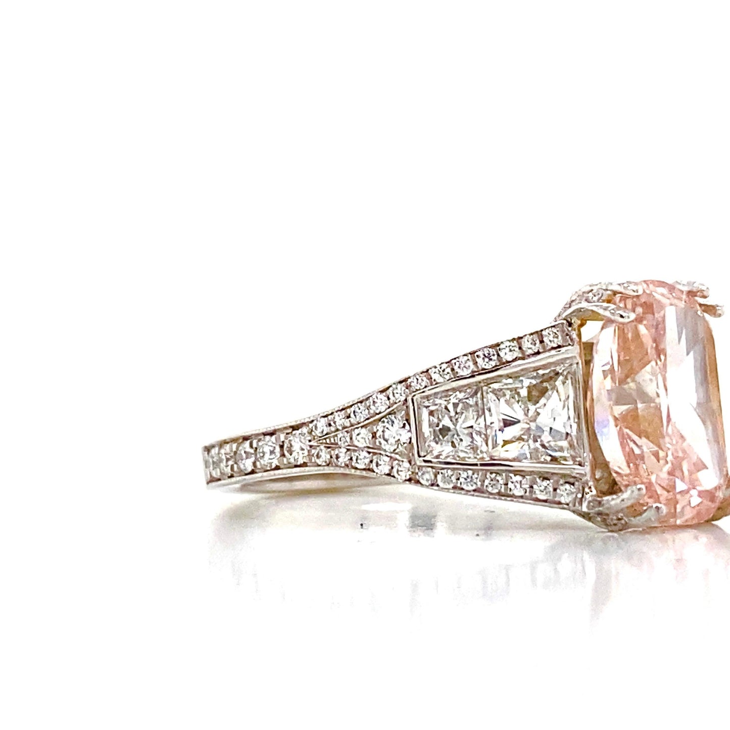 Emilio Jewelry 2.50 Carat Fancy Pink Diamond Ring