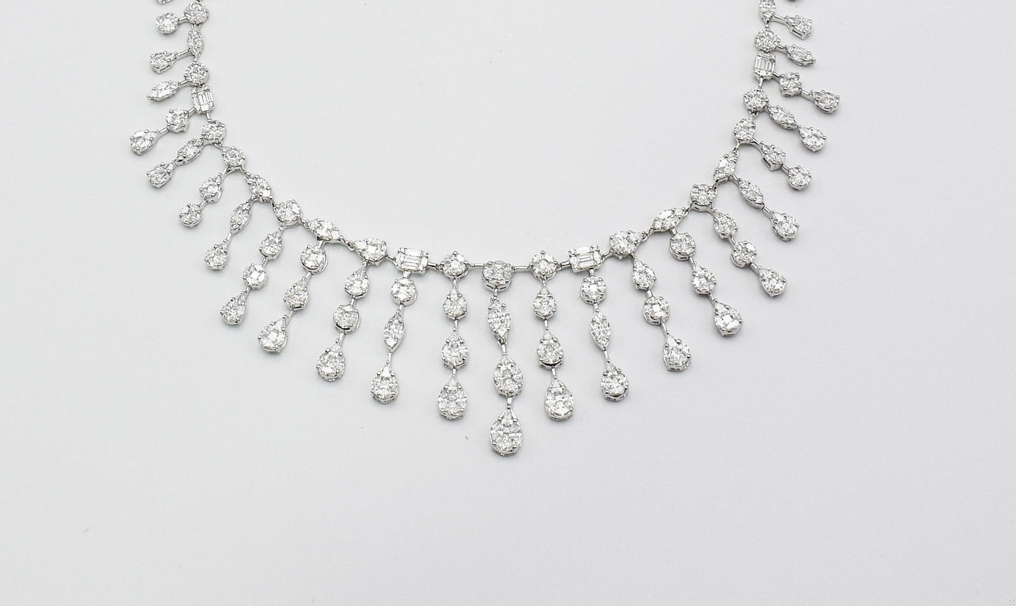 Emilio Jewelry 25.28 Carat Red Carpet Diamond Necklace