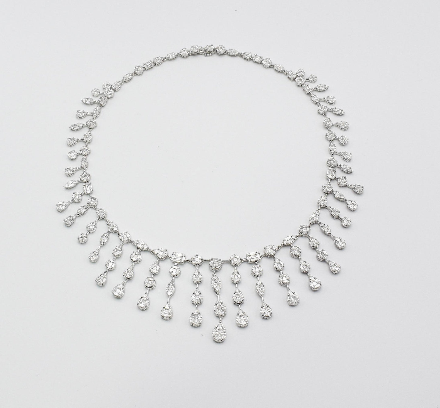 Emilio Jewelry 25.28 Carat Red Carpet Diamond Necklace