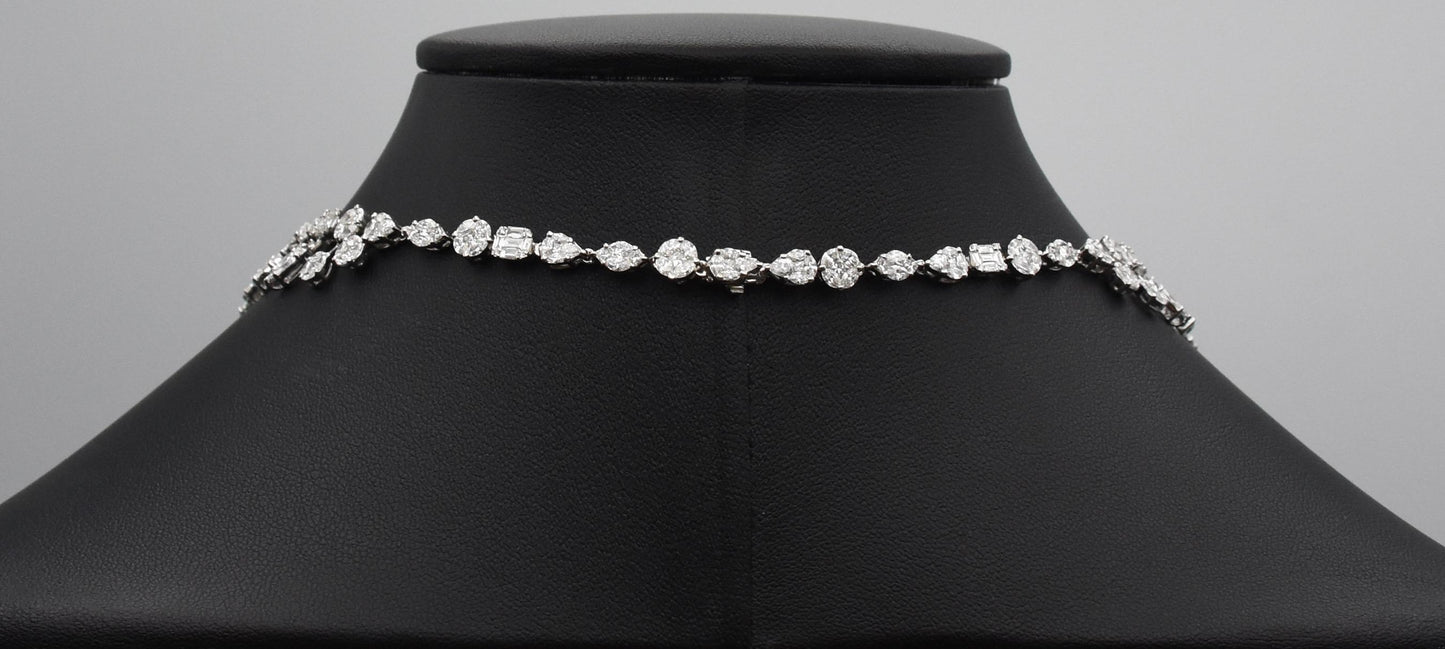 Emilio Jewelry 25.28 Carat Red Carpet Diamond Necklace