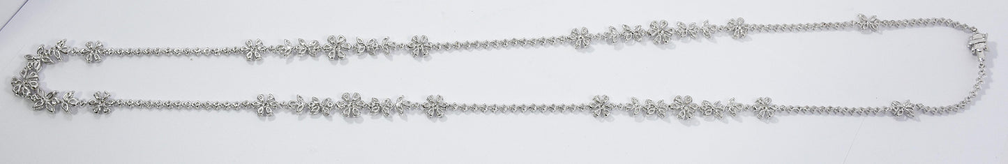 Emilio Jewelry 25.96 Carat Pear and Marquise Diamond Necklace