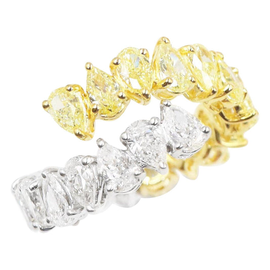 Emilio Jewelry 4.71 Carat Yellow White Diamond Band