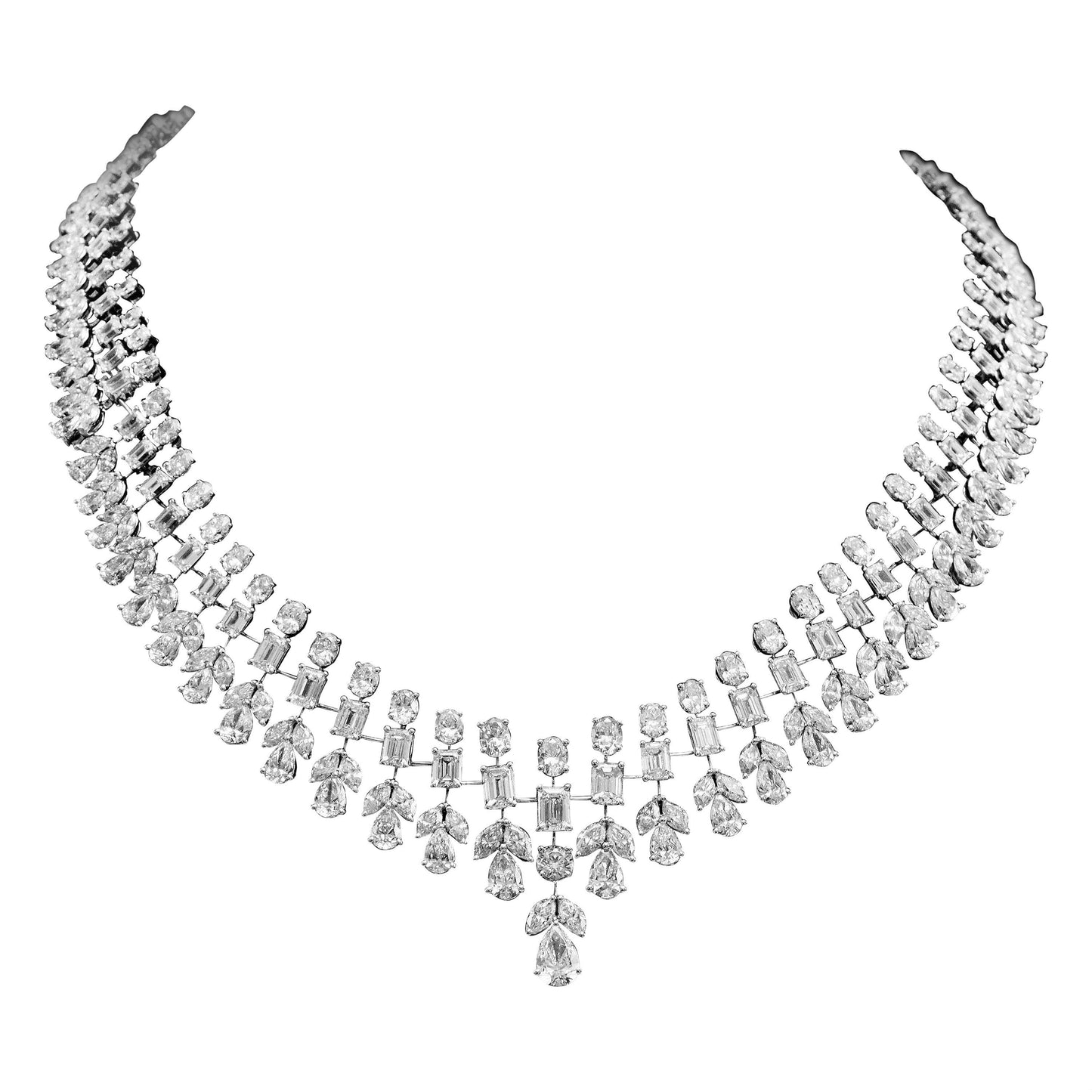 Emilio Jewelry 51.40 Carat Red Carpet Diamond Necklace