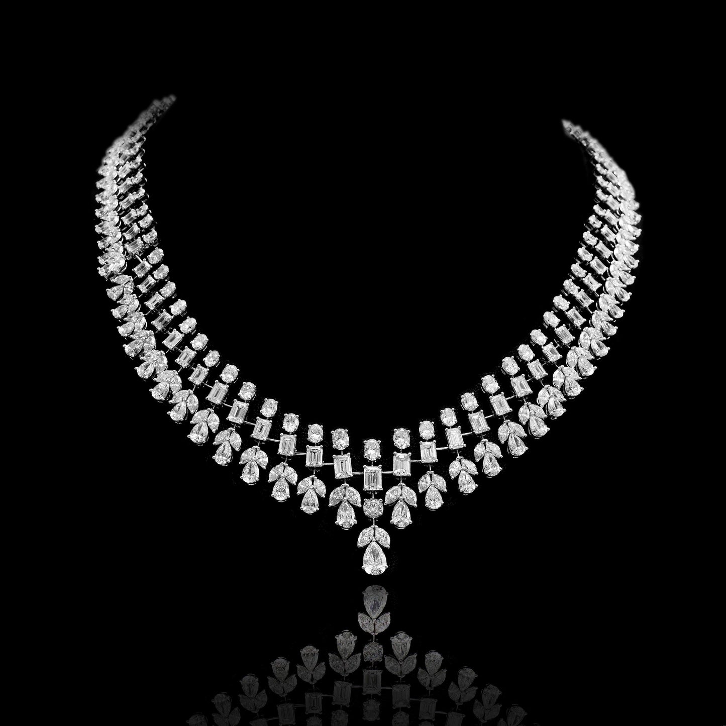 Emilio Jewelry 51.40 Carat Red Carpet Diamond Necklace