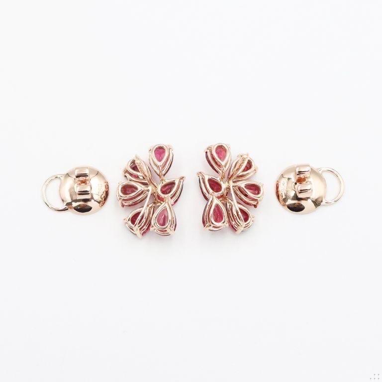Emilio Jewelry 8.63 Carat Ruby Earring