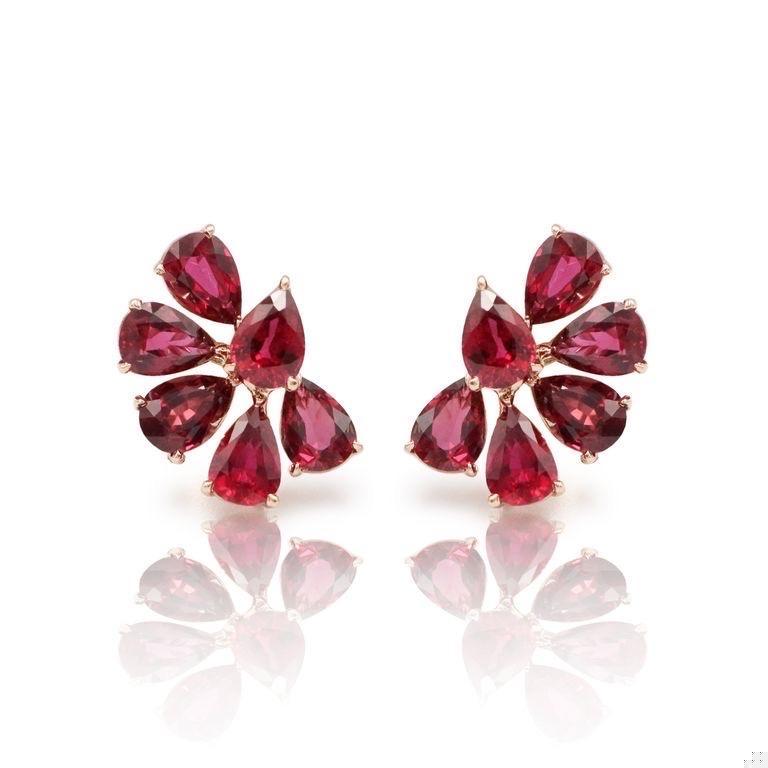 Emilio Jewelry 8.63 Carat Ruby Earring