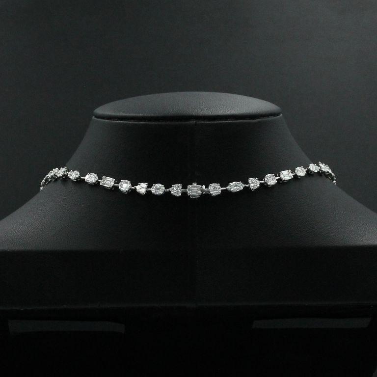 Emilio Jewelry Blazing Diamond Necklace