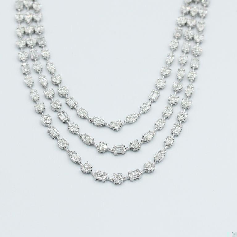 Emilio Jewelry Blazing Diamond Necklace