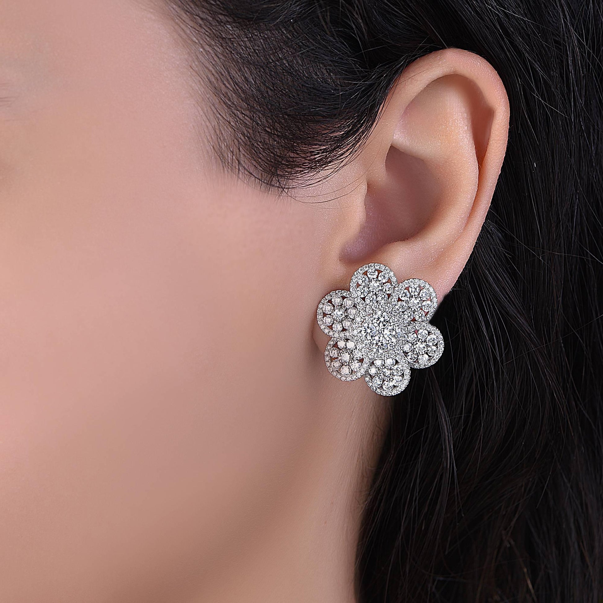 Emilio Jewelry Flower Petal Earring