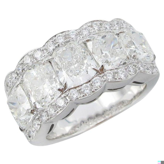 Emilio Jewelry GIA Certified 1.00 Carat Each Diamond Band