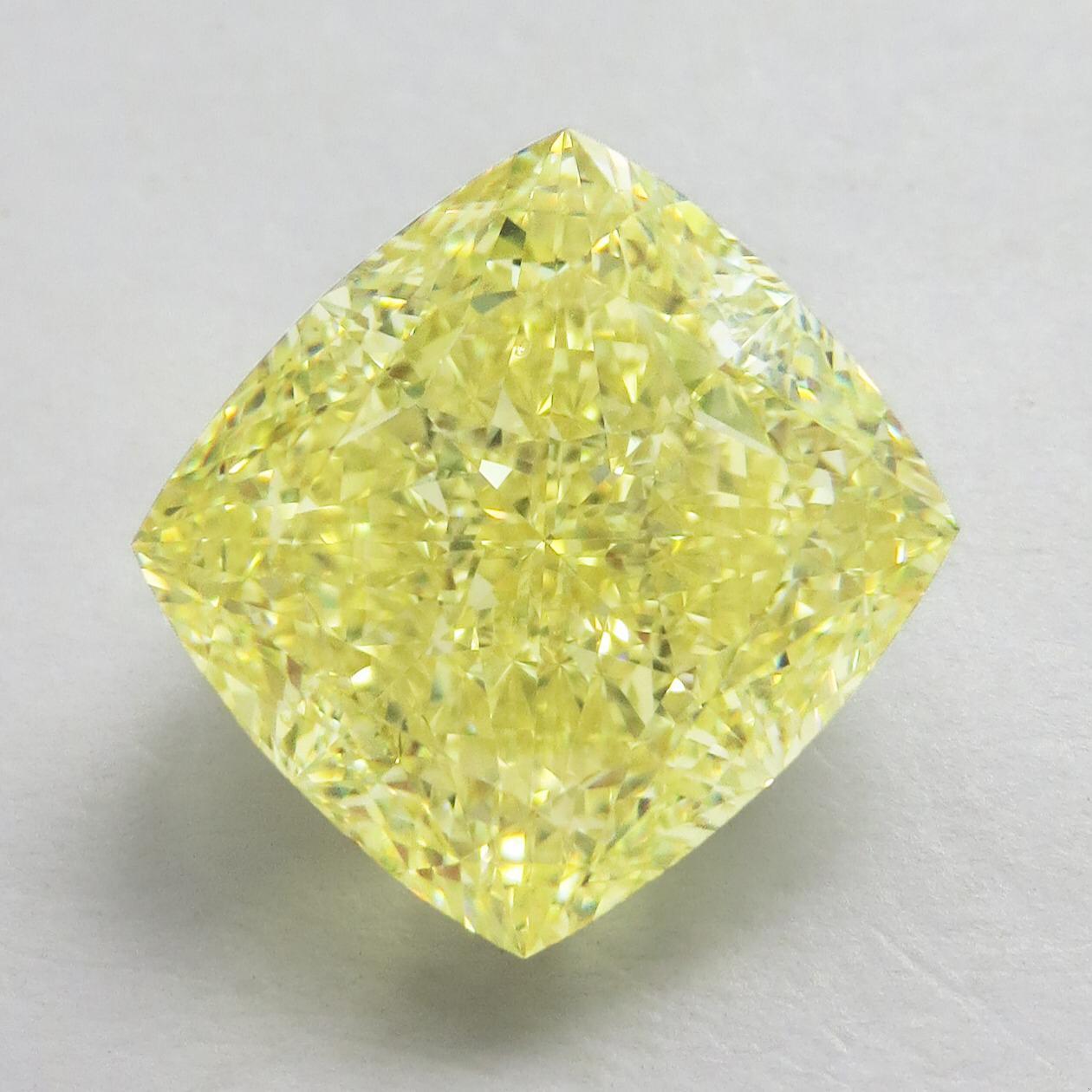 Emilio Jewelry GIA Certified 15.00 Fancy Yellow Diamond