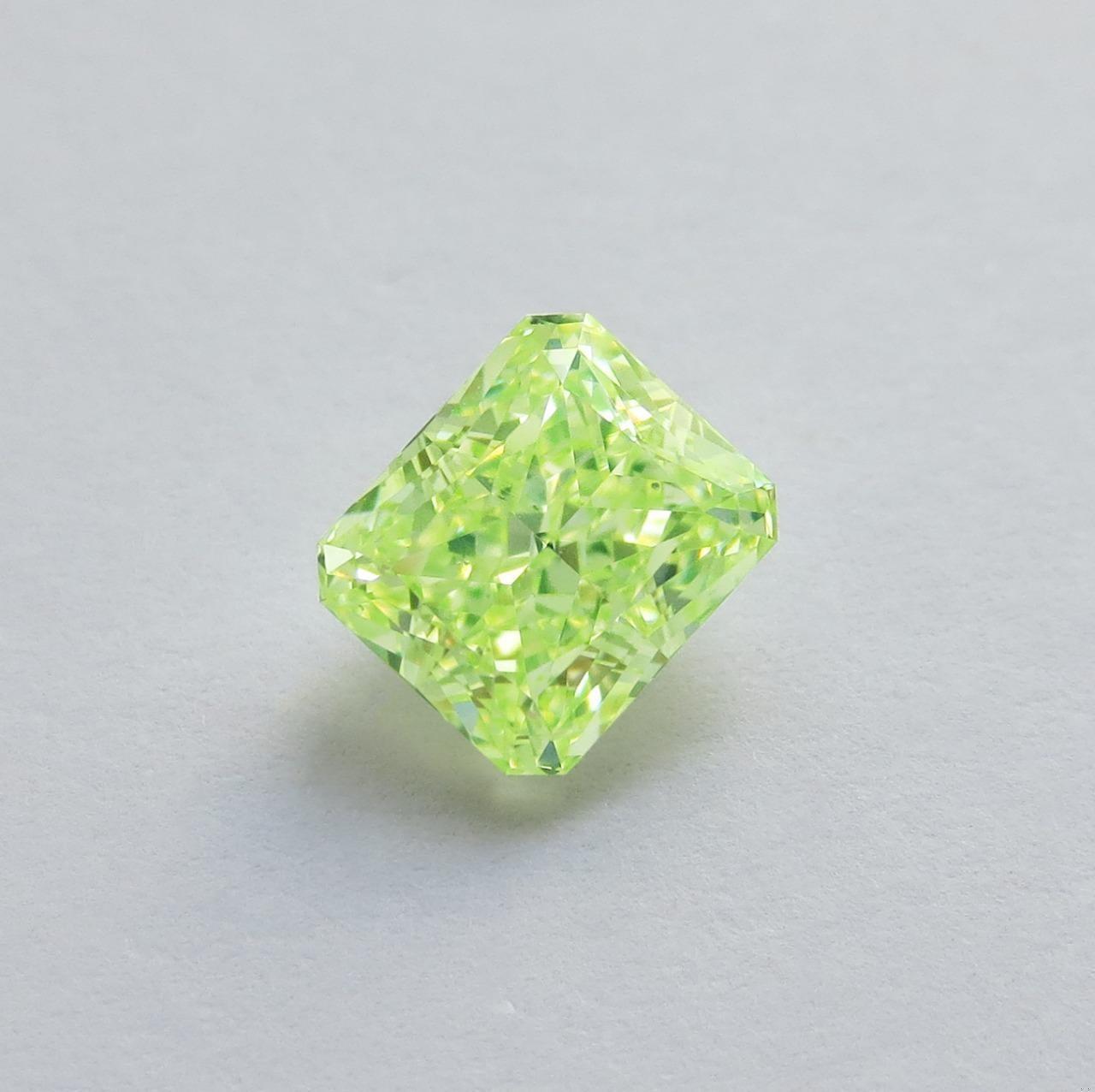 Emilio Jewelry GIA Certified 1.50 Carat Fancy Intense Pure Green Diamond