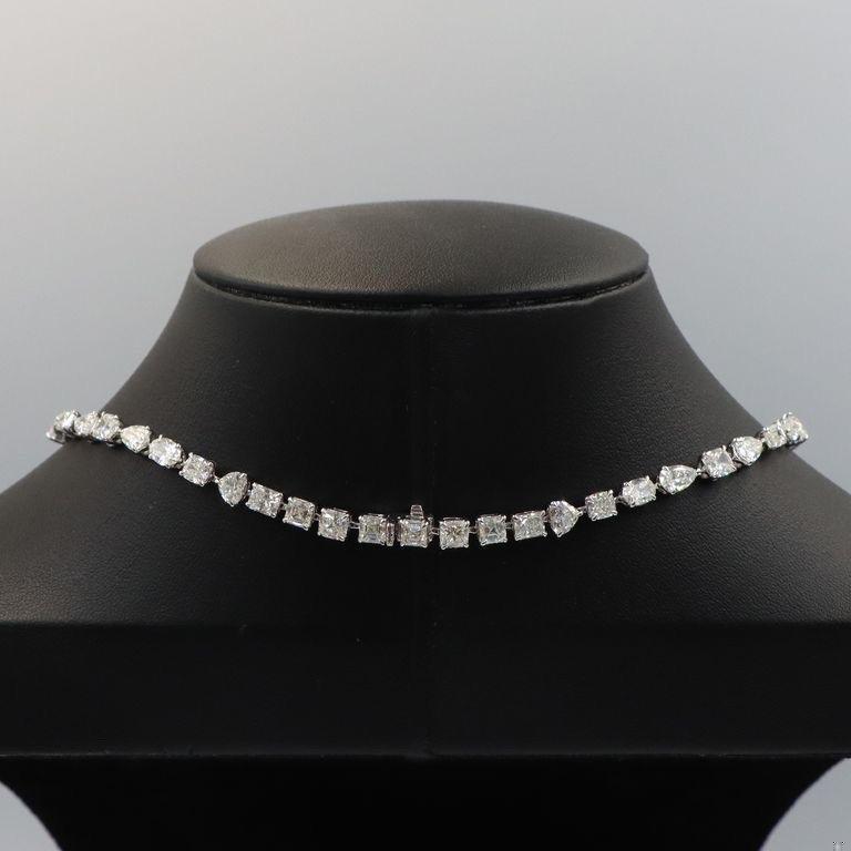 Emilio Jewelry GIA Certified 39.00 Carat Diamond Necklace