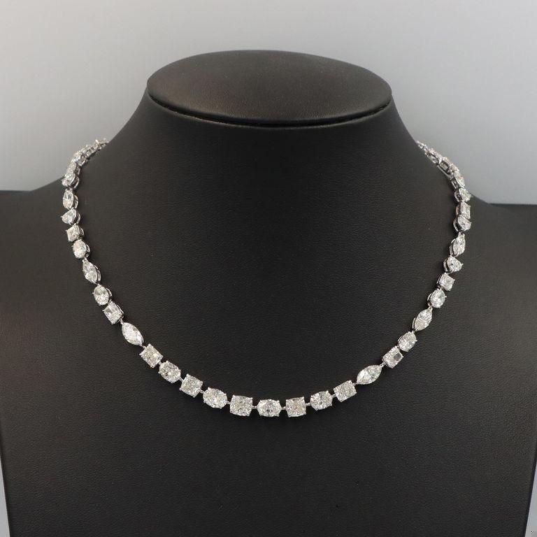 Emilio Jewelry GIA Certified 39.00 Carat Diamond Necklace