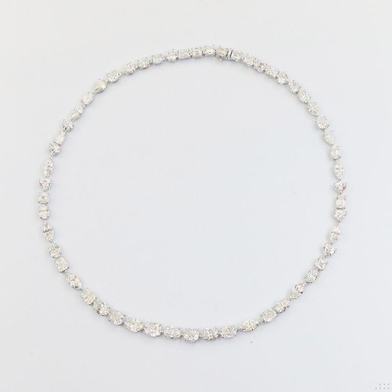 Emilio Jewelry GIA Certified 39.00 Carat Diamond Necklace