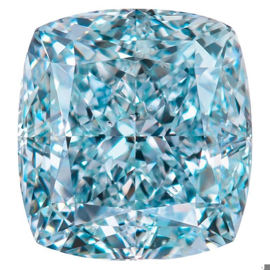 Emilio Jewelry GIA Certified 4.00 Carat Fancy Blue Green Diamond