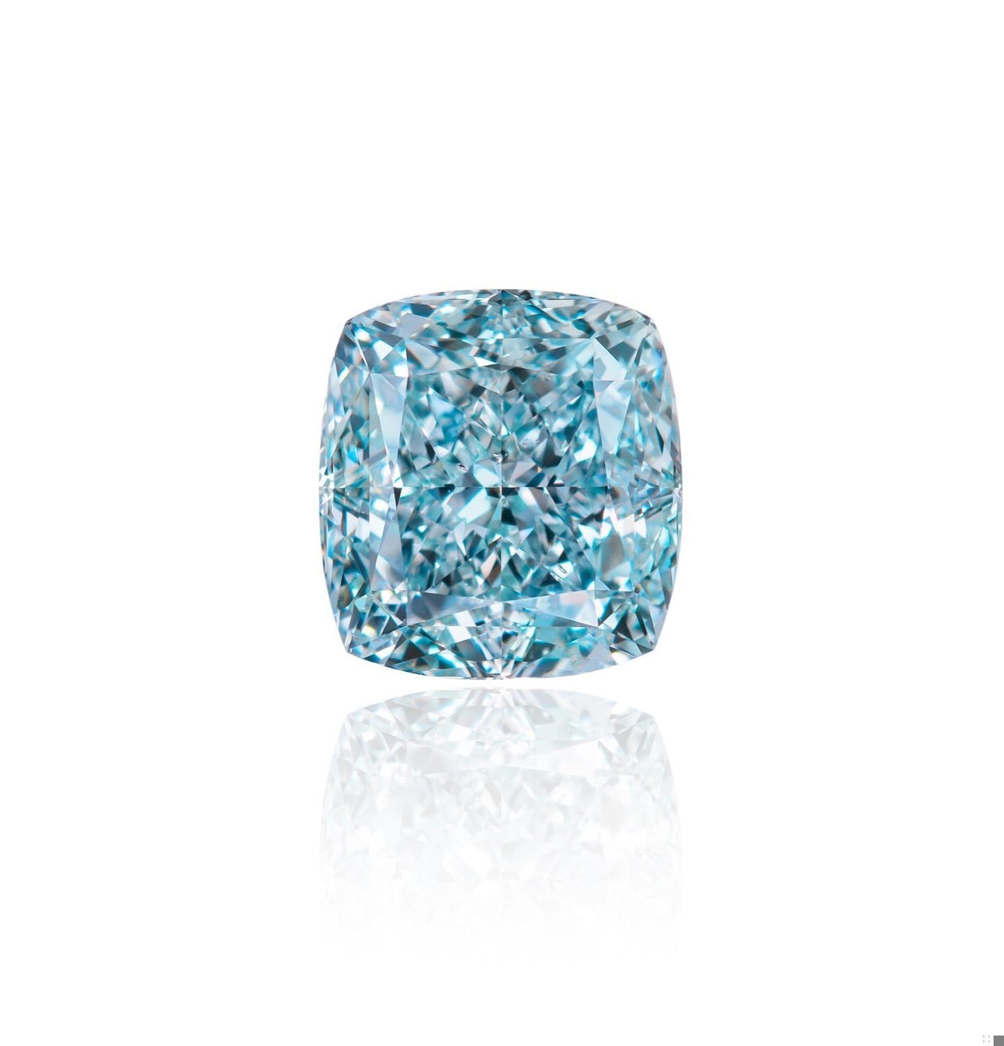 Emilio Jewelry GIA Certified 4.00 Carat Fancy Blue Green Diamond