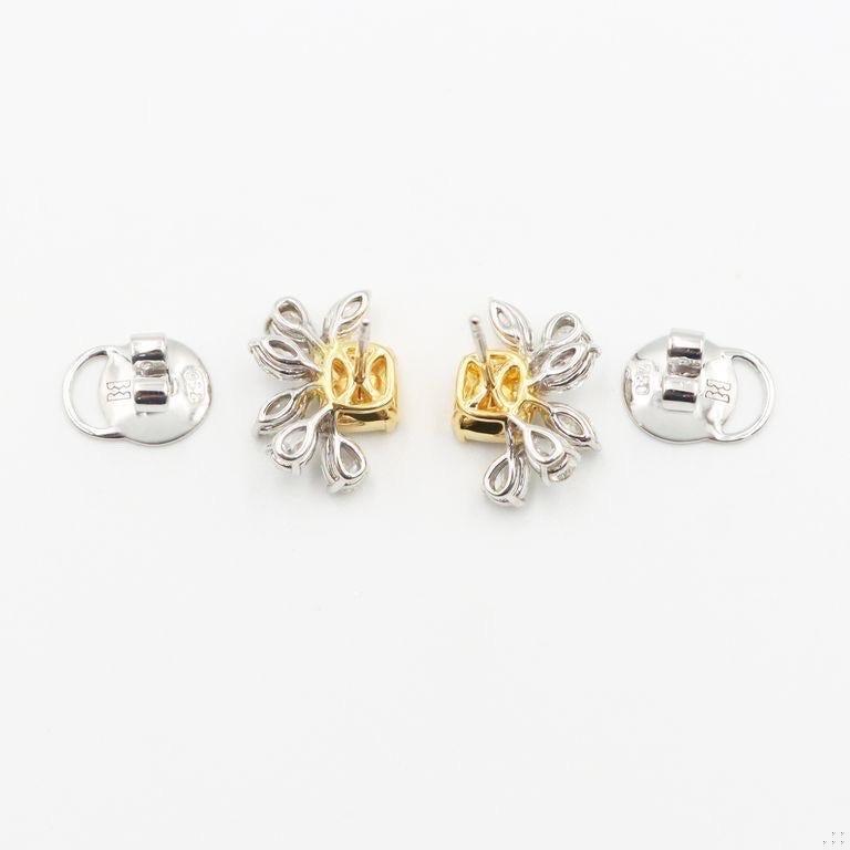 Emilio Jewelry GIA Certified 4.79 Carat Yellow Diamond Earring