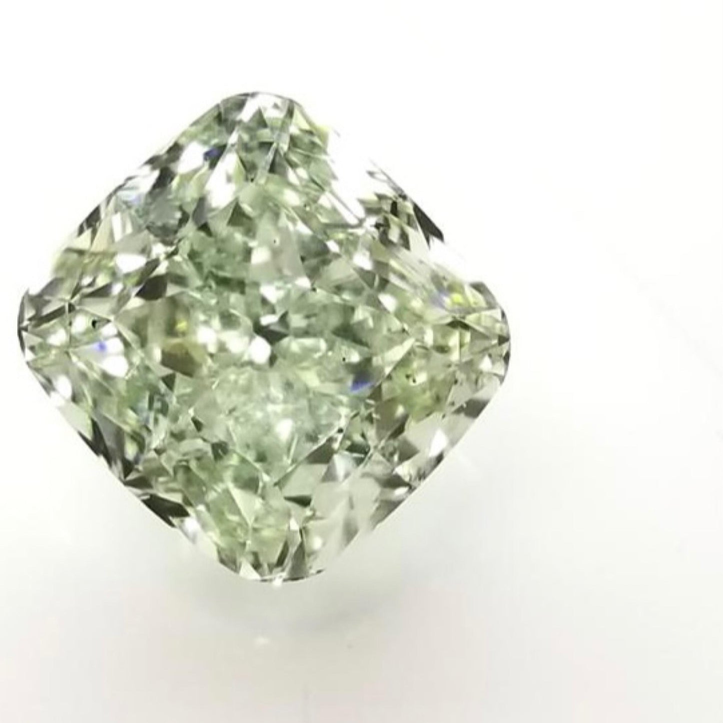 Emilio Jewelry GIA Certified 5.00 Carat Fancy Yellowish Green Diamond