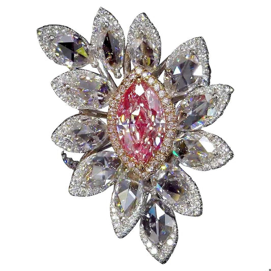 Emilio Jewelry GIA Certified Pink Diamond Suite