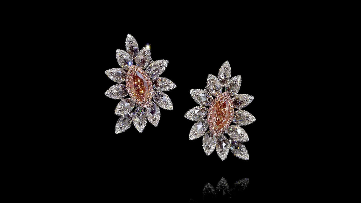 Emilio Jewelry GIA Certified Pink Diamond Suite