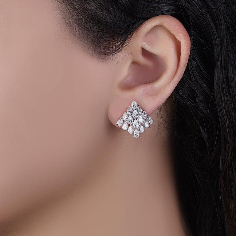 Emilio Jewelry Geometric Unique 4.44 Carat Earring