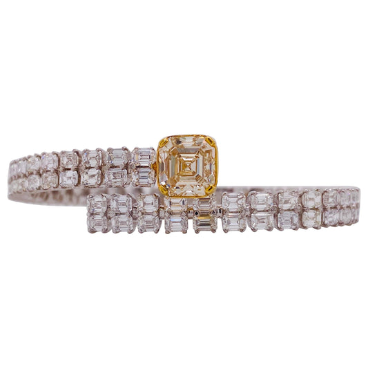 Emilio Jewelry Gia Certified 12.00 Carat Bangle