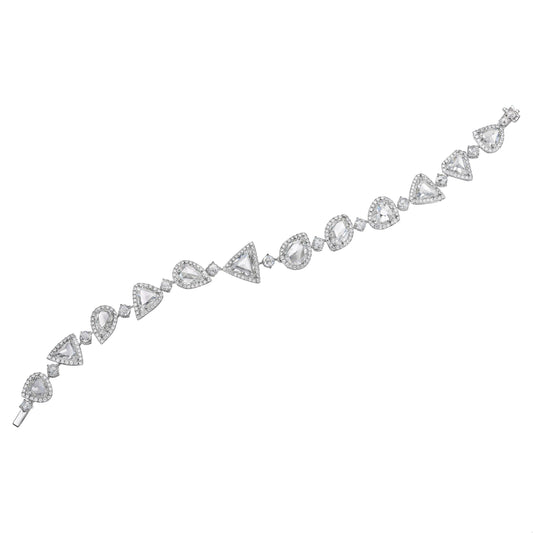 Emilio Jewelry Gia Certified 14.96 Carat Diamond Bracelet