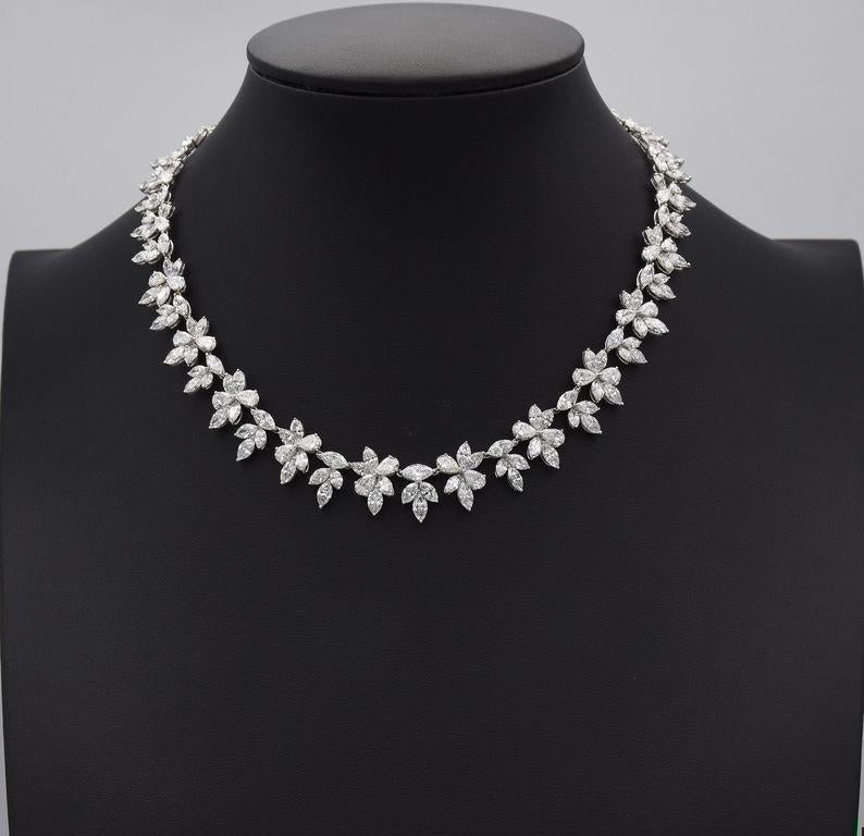 Emilio Jewelry Gia Certified 41.00 Carat Diamond Necklace