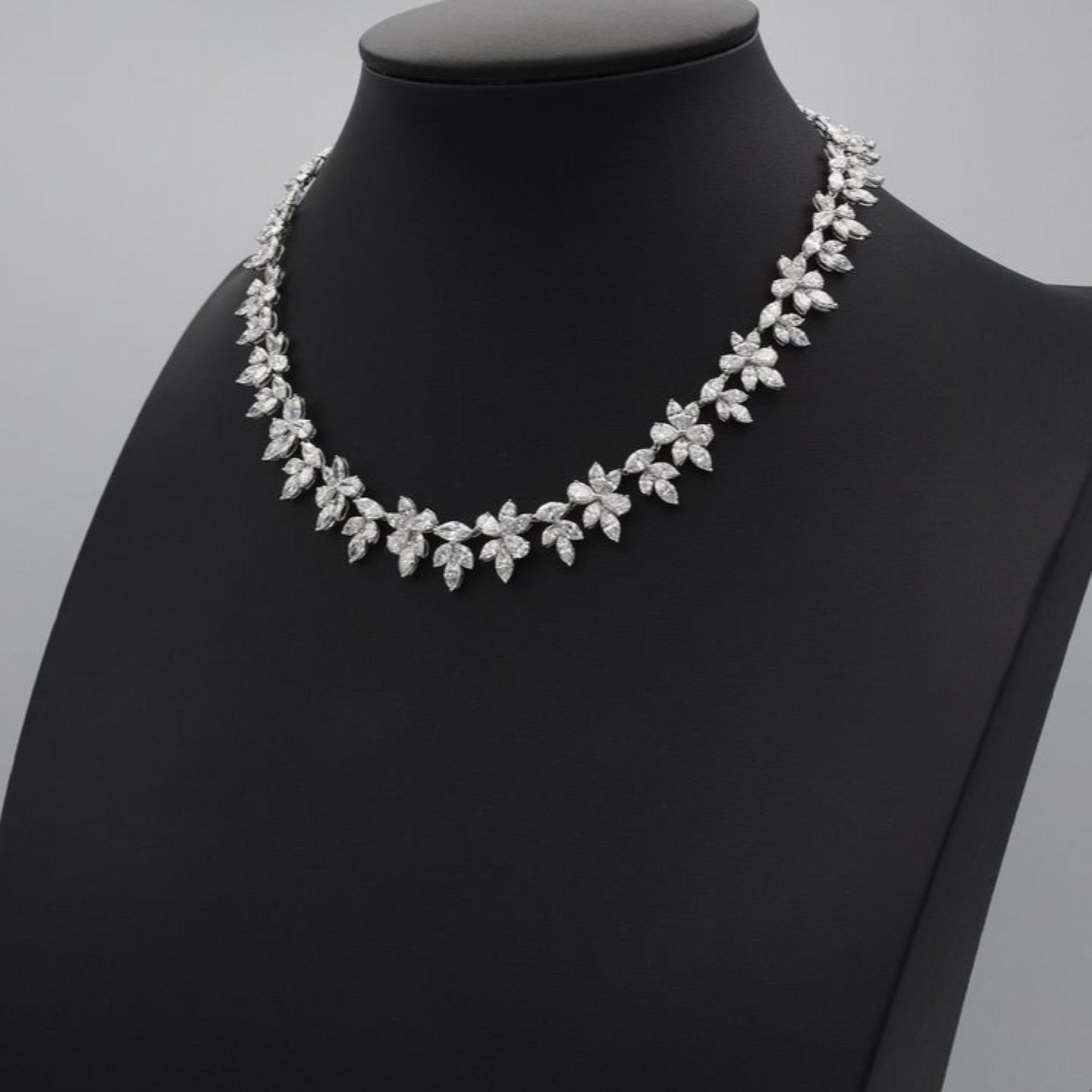 Emilio Jewelry Gia Certified 41.00 Carat Diamond Necklace