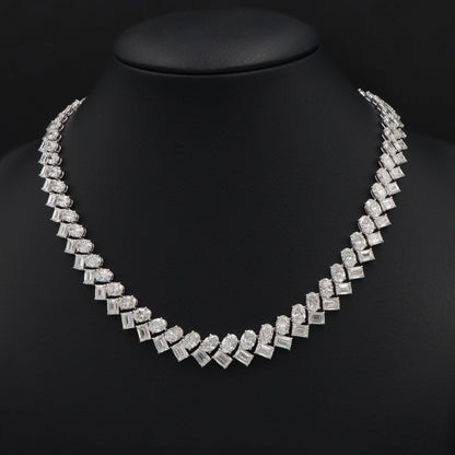 Emilio Jewelry Gia Certified 67.00 Carat Diamond Necklace