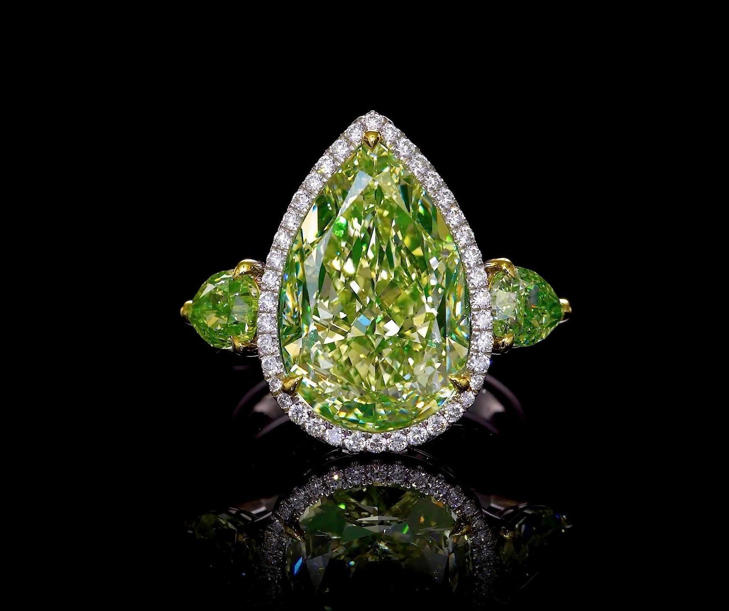 Emilio Jewelry Gia Certified Pear Shape Diamond Ring