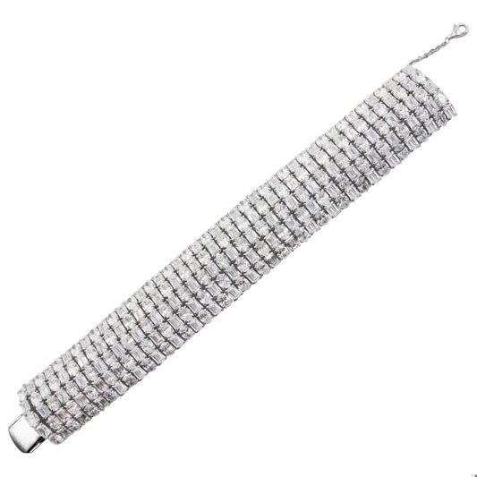 Emilio Jewelry Gia Certified Red Carpet 65.00 Carat Diamond Bracelet