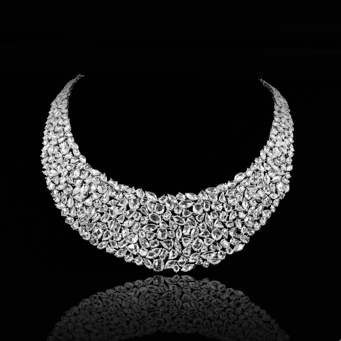 Emilio Jewelry Rose Cut Diamond Necklace