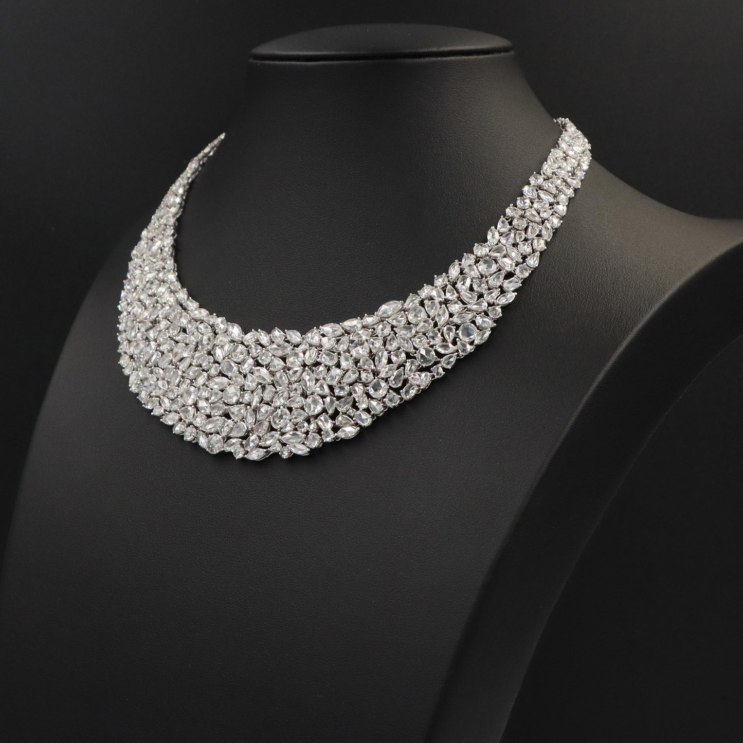 Emilio Jewelry Rose Cut Diamond Necklace