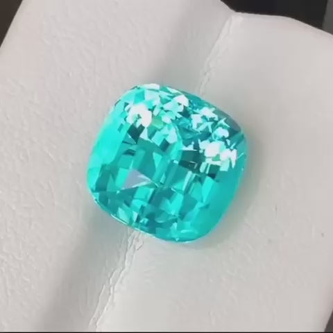 Emilio Jewelry Certified 8.00 Carat No Heat Paraiba