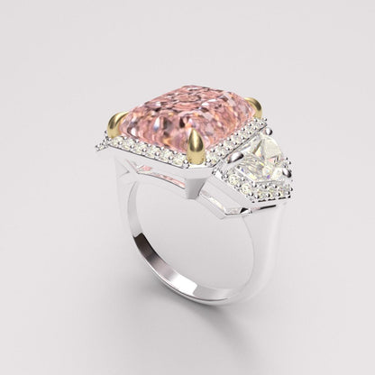 Emilio Jewelry Gia Certified Pink Diamond Ring
