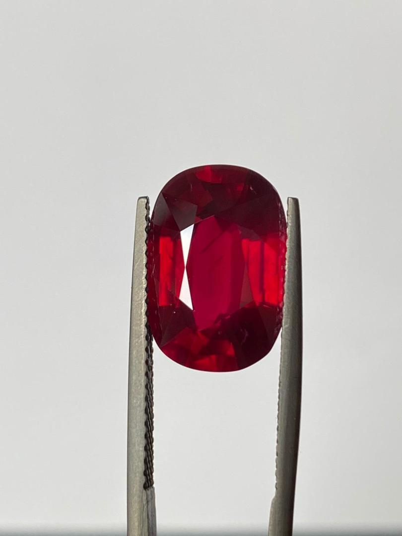 Emilio Jewelry Certified 10.00 Carat No Heat Pigeons Blood Museum Ruby Ring