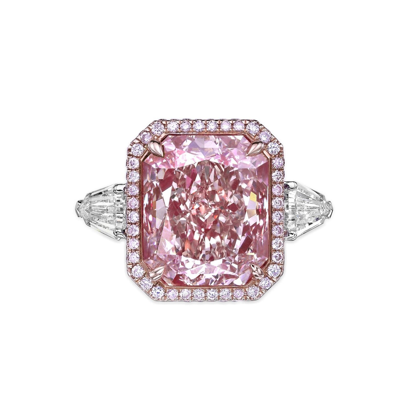 Emilio Jewelry Gia Certified 14.65 Carat Pinkish Brown Diamond Ring