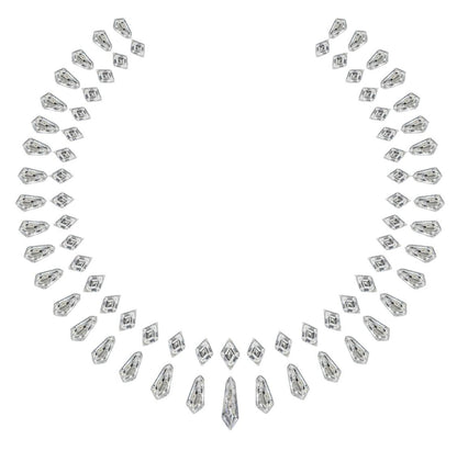 Emilio Jewelry Gia Certified Diamond Kite Shape Necklace