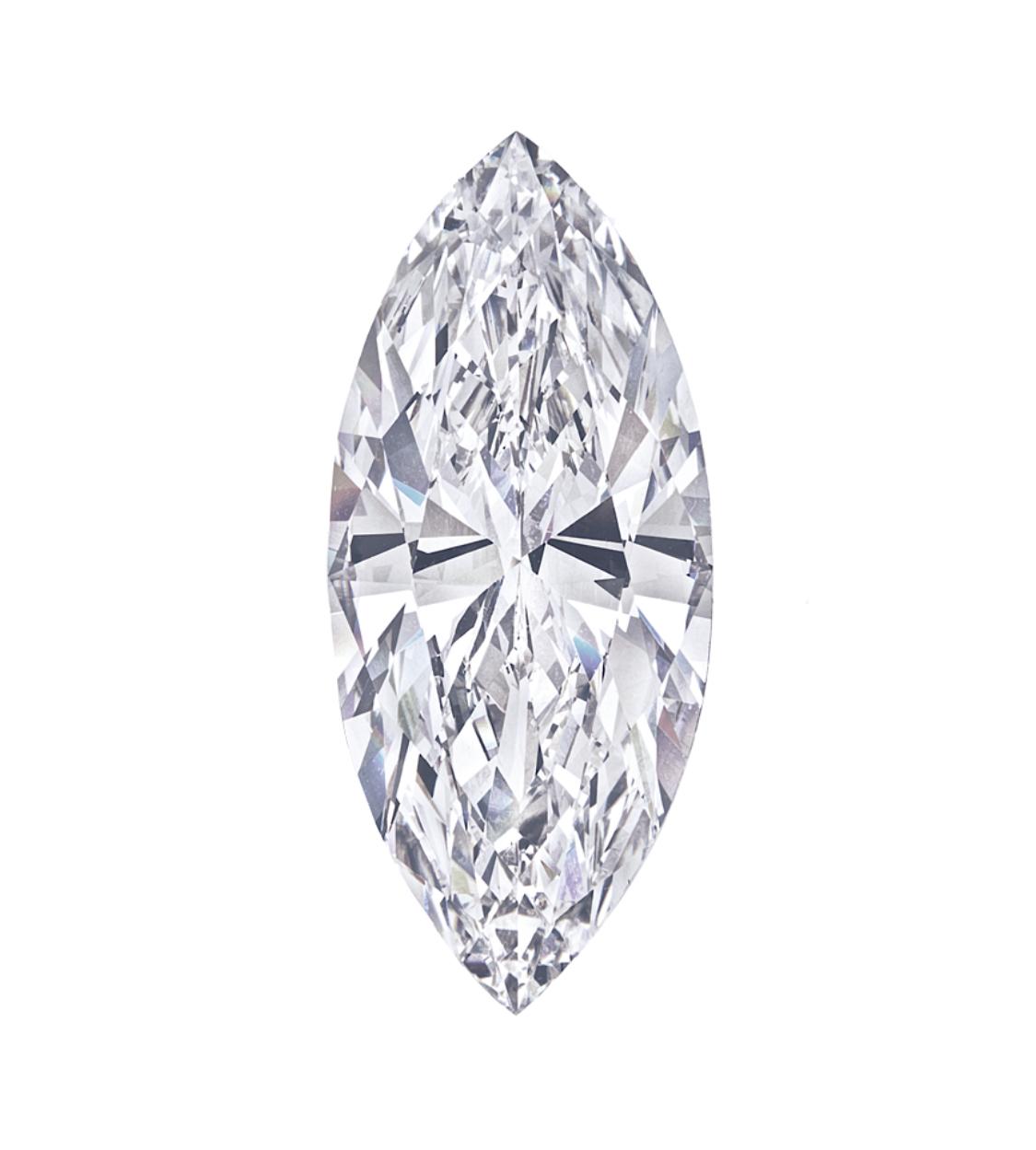 Emilio Jewelry Gia Certified 10.00 Carat D Flawless Marquise Diamond