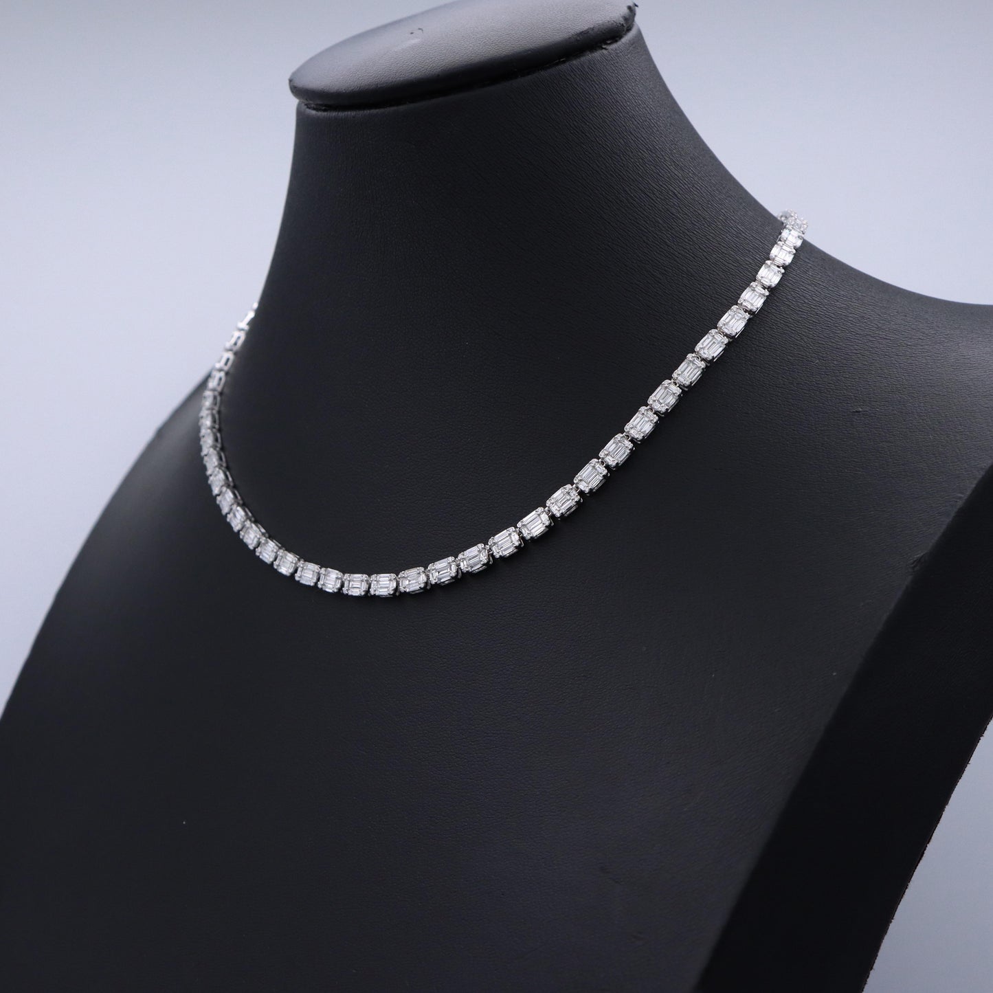 Emilio Jewelry 10.23 Carat Illusion Diamond Necklace