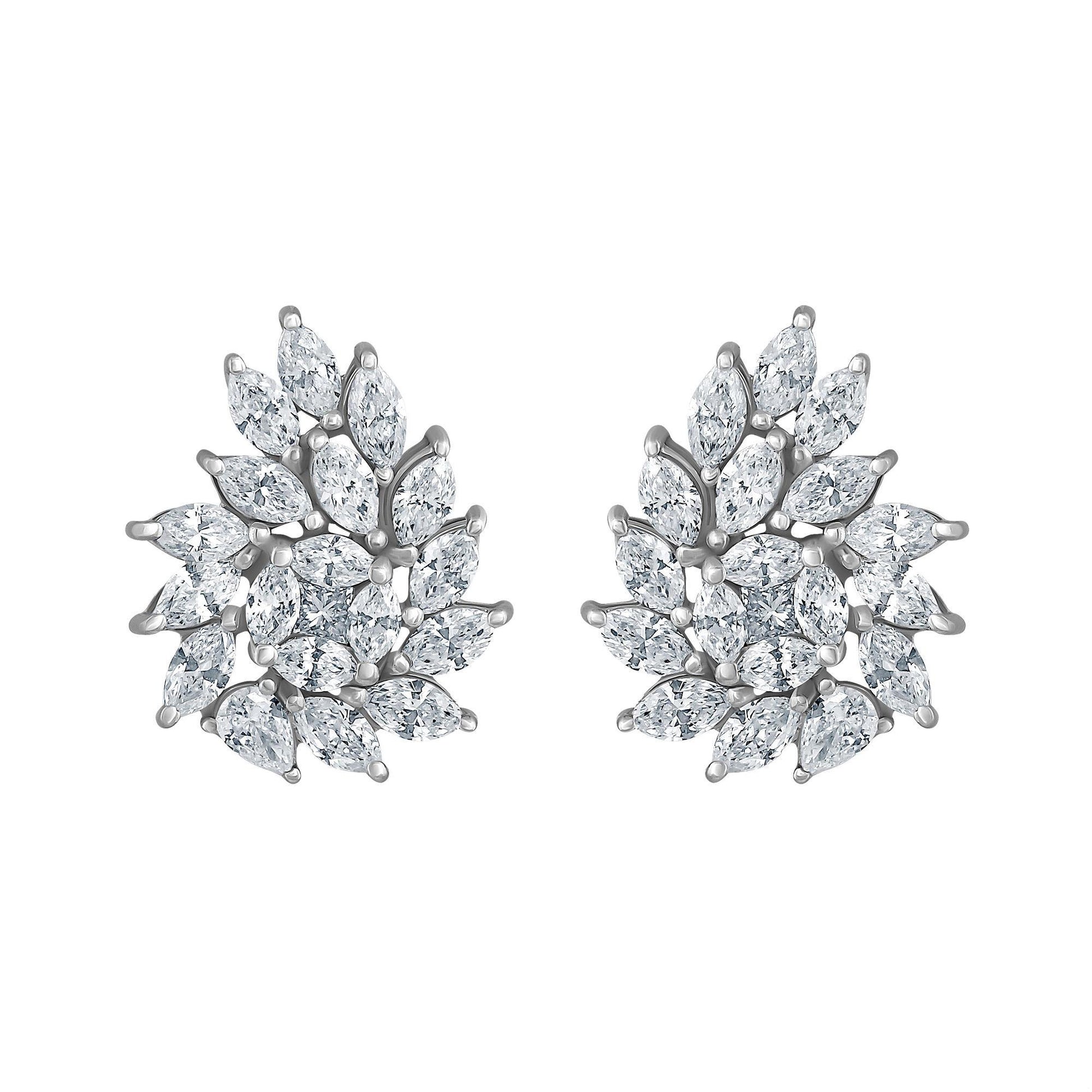 Emilio Jewelry 2.32 Carat Diamond Earrings